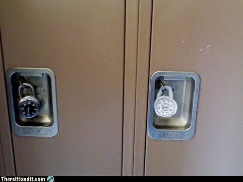 Deux cadenas avec message sur confiance papier vs réparations